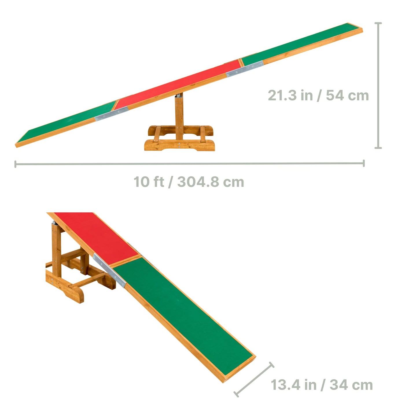 TRIXIE Dog Agility Seesaw, Canine Agility Training, Competition Seesaw, Teeter Set