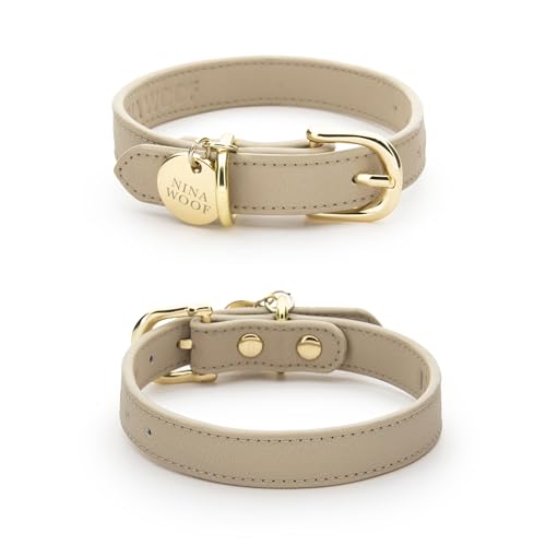 Vegan Leather Adjustable Dog Collar