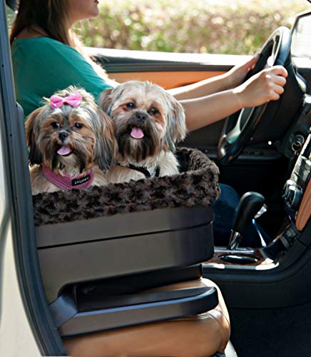 Pet Booster Car Seat with Comfort Pillow – Espresso