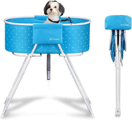 Elevated Foldable Pet Bath Tub