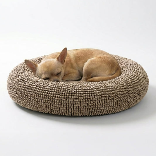 Washable Donut Pet Bed with Removable Cover