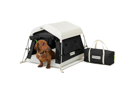 Portable Weatherproof Dog Tent with Camping Mat