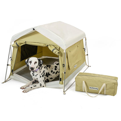 Portable Weatherproof Dog Tent with Camping Mat