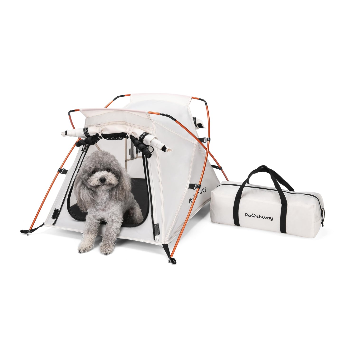 Portable Waterproof Dog Tent with Mesh Door