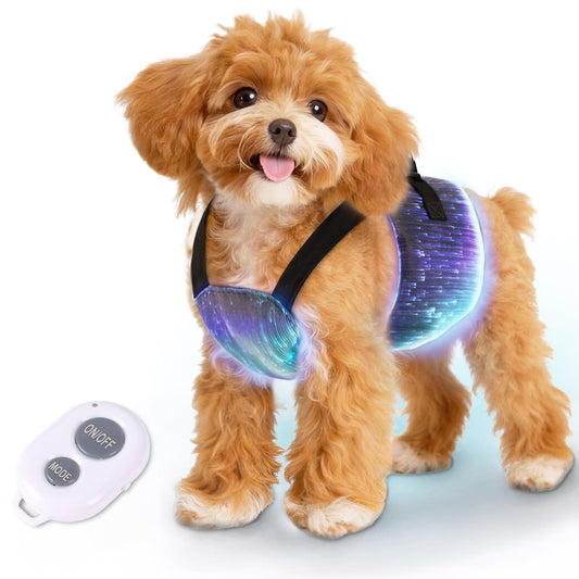 LED Dog Safety Vest with Remote Control