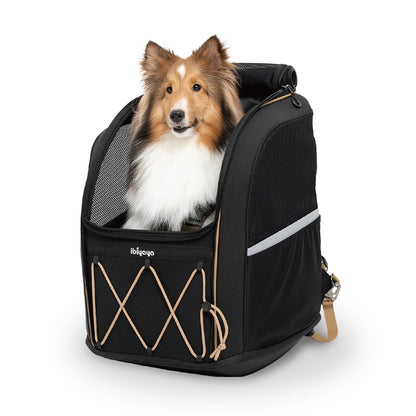 3-in-1 Dog Carrier Backpack with Wheels & Car Seat Booster