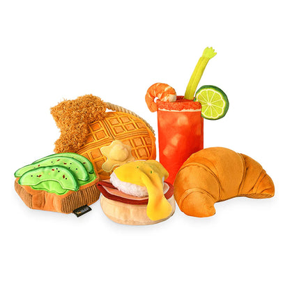 Food-Themed Plush Squeaky Dog Toys