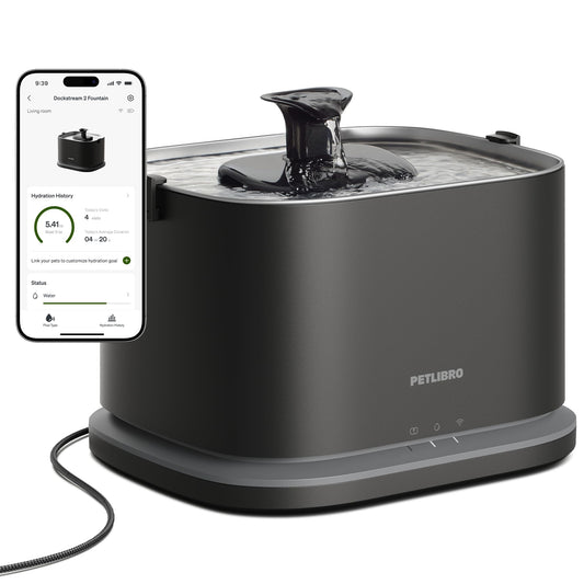 Smart Pet Water Fountain with WiFi Monitoring