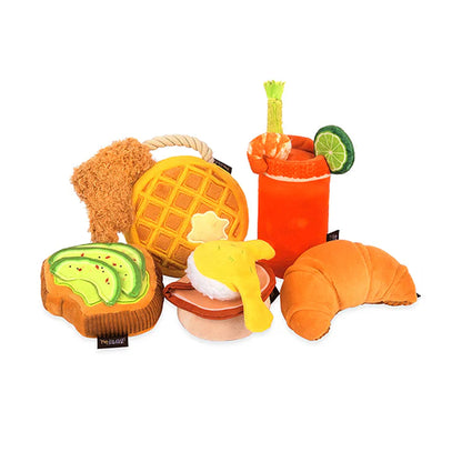 Food-Themed Plush Squeaky Dog Toys