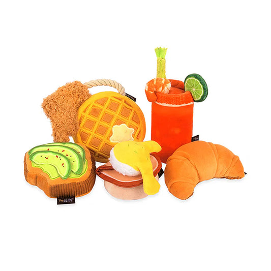 Food-Themed Plush Squeaky Dog Toys