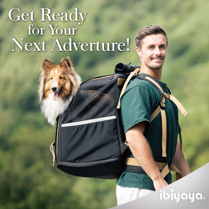 3-in-1 Dog Carrier Backpack with Wheels & Car Seat Booster