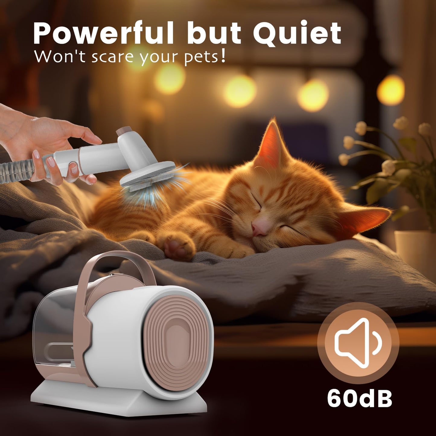 All-in-One Pet Grooming Vacuum Kit