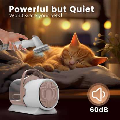 All-in-One Pet Grooming Vacuum Kit