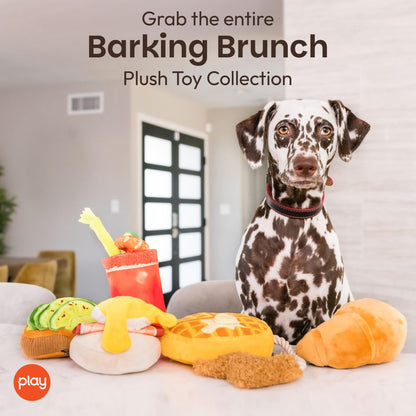 Food-Themed Plush Squeaky Dog Toys