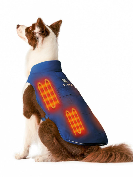 Heated Dog Vest with Reflective Strips