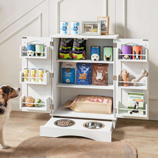 FIMELLO 31.7" High Dog Feeding Station
