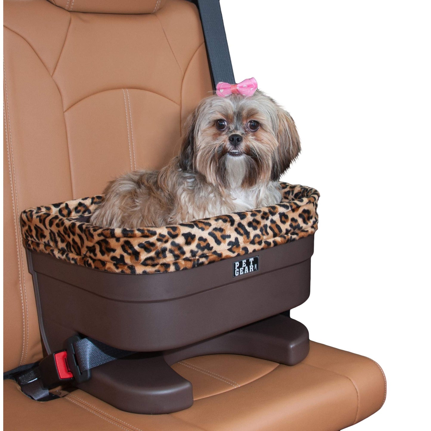 Pet Booster Seat with Washable Pillow & Safety Tethers