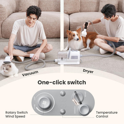 7-in-1 Pet Grooming Vacuum & Dryer Kit
