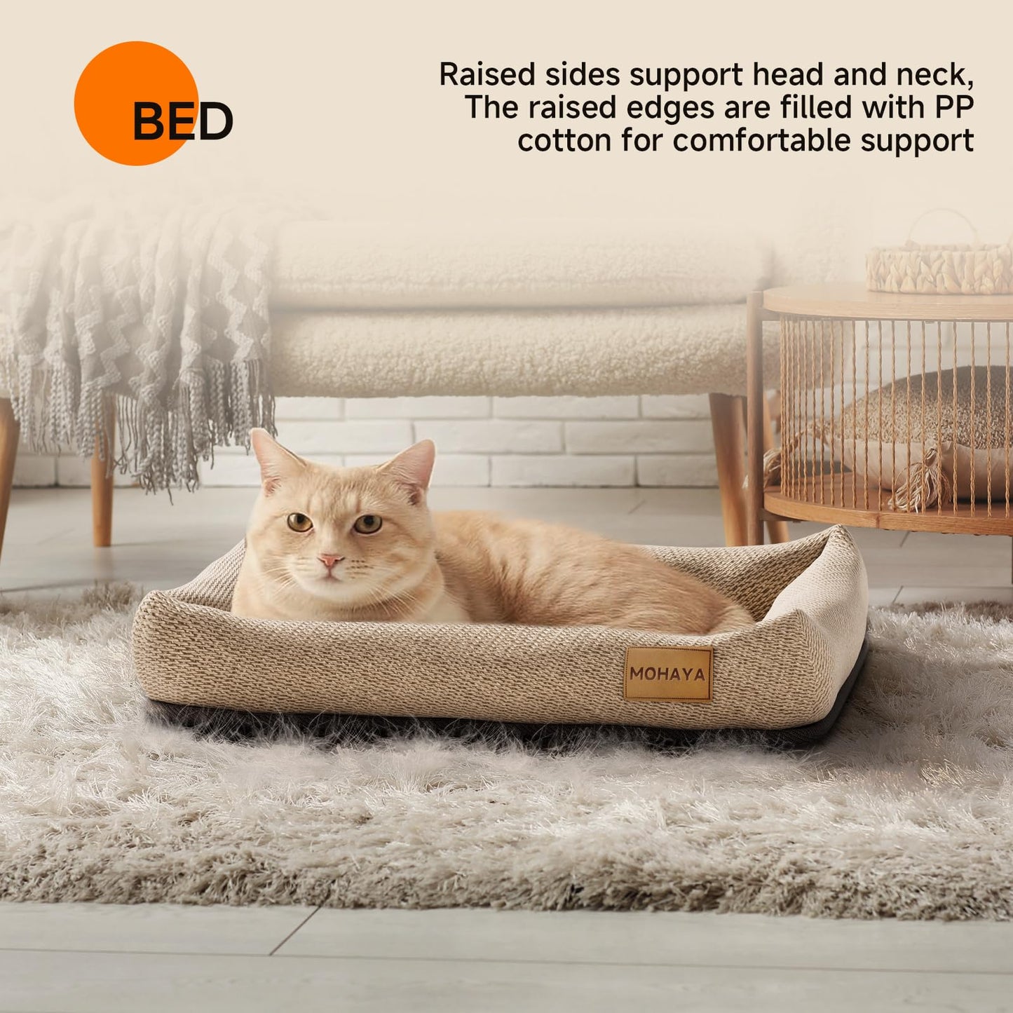 MOHAYA Jute Cat Bed