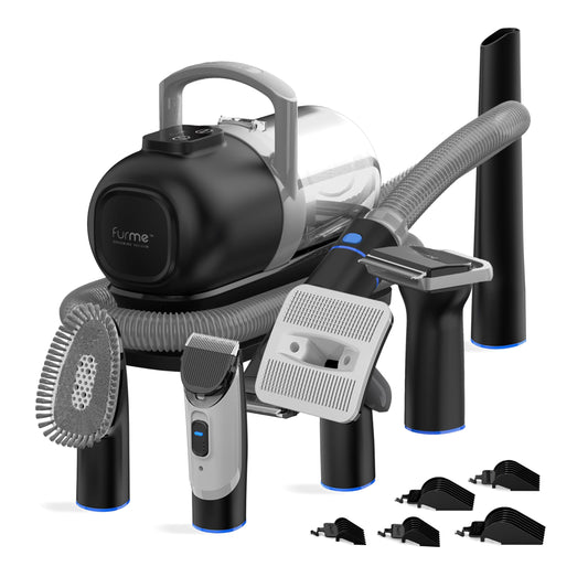 Pet Grooming Vacuum Kit with 5 Tools
