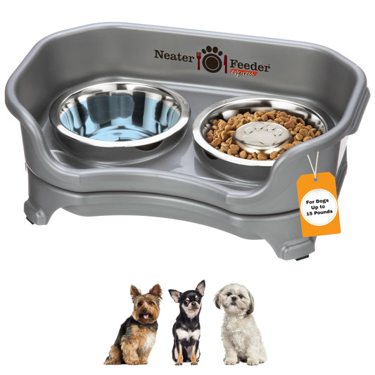 Elevated No-Spill Pet Bowl Set