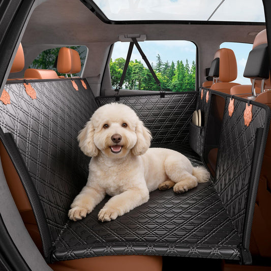 Dog Back Seat Extender with Waterproof Hammock Cover