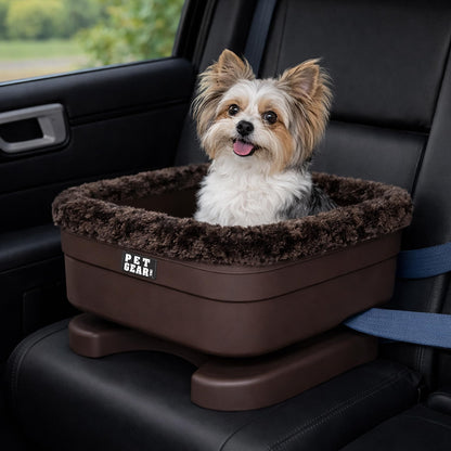 Pet Booster Seat with Washable Pillow & Safety Tethers