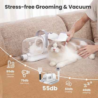 7-in-1 Pet Grooming Vacuum & Dryer Kit
